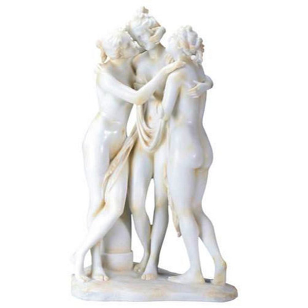The Three Graces Statue by Canova 17" High